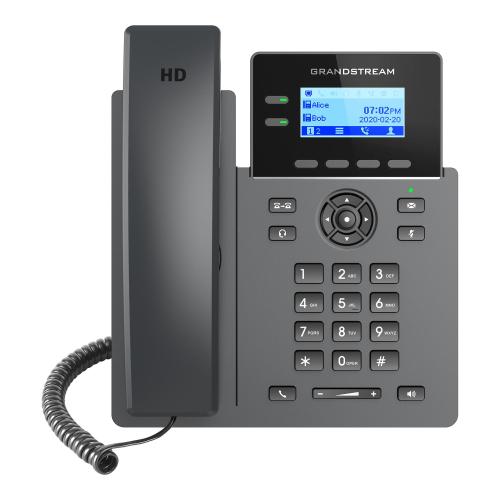 Grandstream IP GRP2602P - 2 linee, 4 account, PoE, alimentatore non incluso
