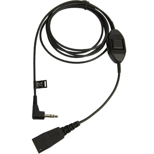 Jabra GN quick disconnect (QD) to 3.5 mm jack cord for Alcatel