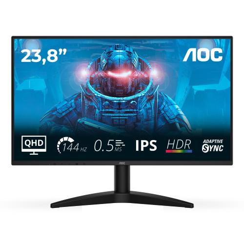 MONITOR AOC LED 23.8'' Wide Q24B36X IPS 2560x1440 144HZ 4ms 300cd/mq 1.500:1 HDMI DP GAMING