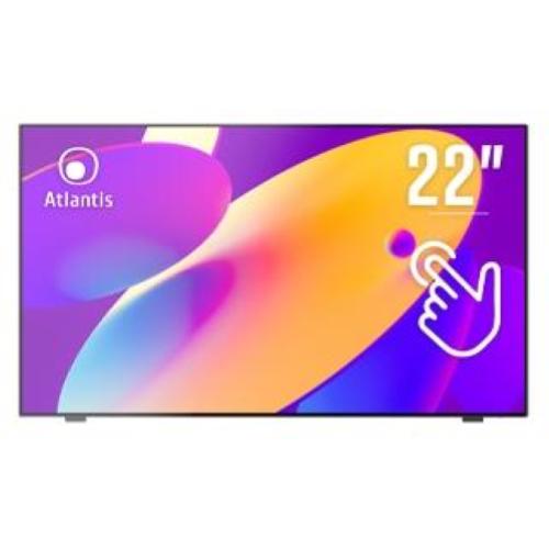 MONITOR ATLANTIS TOUCH LED 21,45" Wide A05-T22A-VHDM 1920x1080 7ms 333/253 cd/mÂ² 1000:1 (10M:1) VESA MM VGA HDMI DP 10 Tocchi
