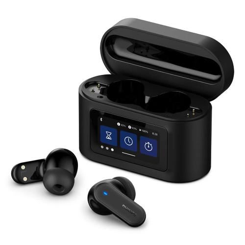 PHILIPS AURICOLARI TRUE WIRELESS NERO SMART