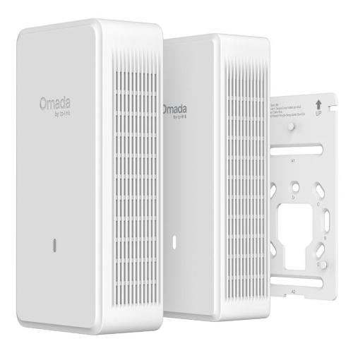 tp-link- EAP775-Wall- "BE9300 Wall-Plate Tri-Band Wi-Fi 7 Access Point PORT: Uplink: 1Ã— 2.5G RJ45 Port- Downlink: 1Ã— 2.5G RJ45 Port +3Ã— 1G RJ45 Port SPEED: 688Mbps at 2.4 GHz + 2880 Mbps at 5 GHz+ 5760 Mbps at 6 GHz FEATURE: Compatible with EU Standard