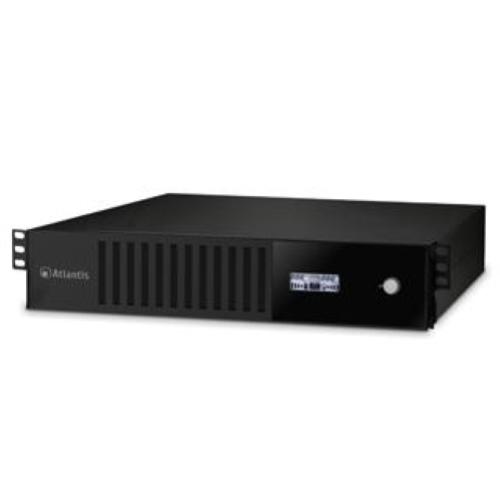 UPS ATLANTIS A03-HP3001-RC 3000VA (1800W) Server Rack-2U Sinewave Line Interactive con AVR Boost e Buck LCD 8*IEC sw contr. incl