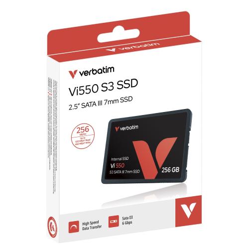 VERBATIM 256GB SATA3 2.5 SSD 7MM VI550