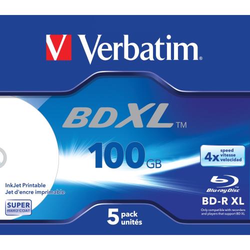 VERBATIM BLU RAY XL - 100 GB - 5PZ S