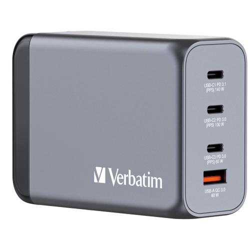 VERBATIM GAN CHARGER 4 PORT 240W