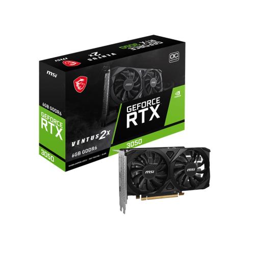 MSI GEFORCE RTX 3050 VENTUS 2X E 6G OC