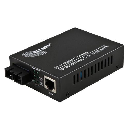 ALLNET ALL MC103G SC MM, MEDIACONVERTER 1000BASETX/1000BASESX, CONNECTOR SC, MULTIMODE