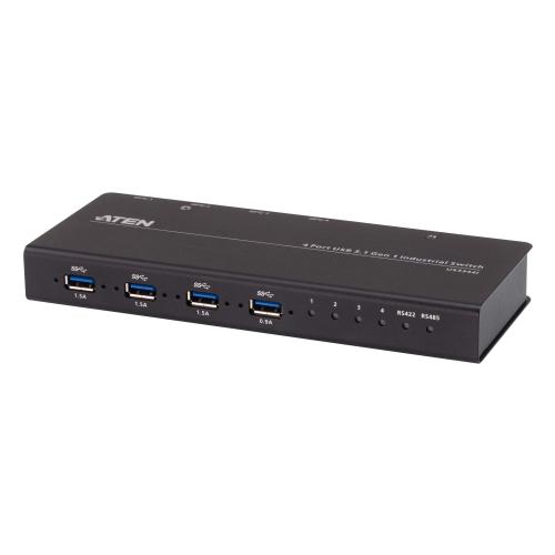 ATEN SWITCH HUB INDUSTRIALE USB 3.1 GEN 1 4 X 4