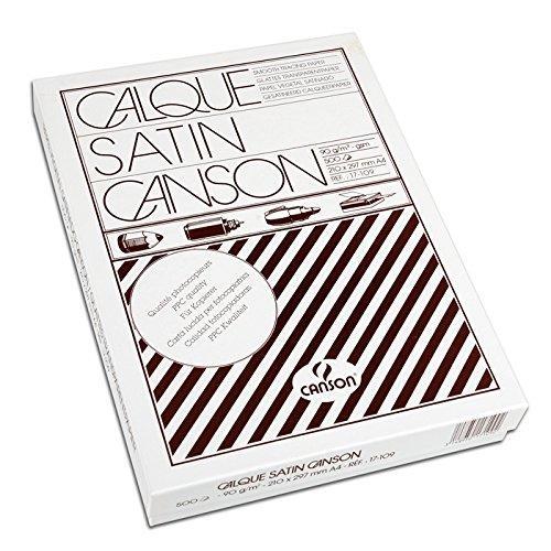 CANSON CF500 FOGLI CARTA LUCIDA A4 90/95