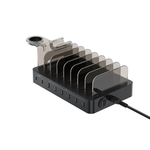 CONCEPTRONIC 8-PORT 75W USB PD CHARGING STATION