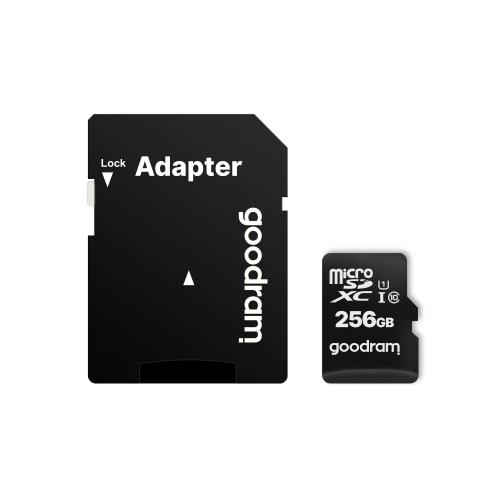 GOODRAM 256GB MICRO CARD CL 10 UHS I