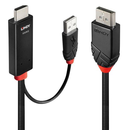 LINDY CAVO HDMI A DISPLAYPORT 2M