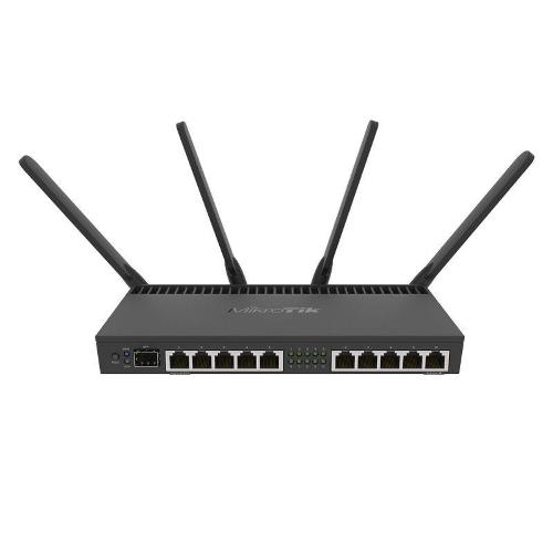 MIKROTIK, 4011IGS+5HACQ2HND QUAD, CORE, 1GB RAM, 10XGBIT LAN, 1XSFP+ PORT, BUILT, IN 5GHZ 802.11AC 2.4GHZ 02.11B/G