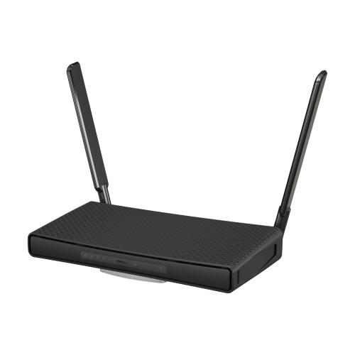 MIKROTIK, HAP AXÂ³ WITH 4-CORE 1.8 GHZ CPU, 1GB RAM, 4 X GBIT LAN, 1 X 2.5 GBIT LAN (SUPPORTS POE-IN/OUT), TWO WIRELESS INTERFACES (BUILT-IN 2.4 GHZ 802.11B/G/N/AX DUAL-CHAIN, BUILT-IN 5 GHZ 802.11A/N/AC/AX DUAL-CHAIN), 3.3DBI 2.4GHZ EXTERNAL ANTENNA, 5.5