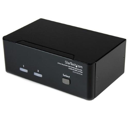 STARTECH SWITCH KVM DUAL DVI USB 2 PORT
