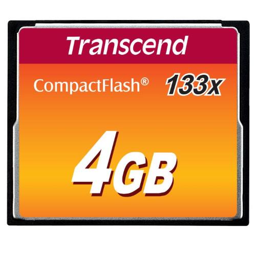 TRANSCEND 4GB CF CARD (133X)