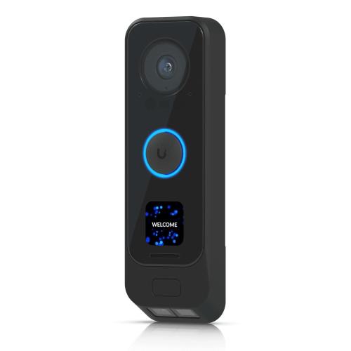 UBIQUITI - UVC-G4 DOORBELL-PRO - UNIFI DOORBELL WITH IMPROVED HDR AND LOW-LIGHT PERFORMANCE, PROGRAMMABLE WELCOME DISPLAY AND SECONDARY PACKAGE-DETECTION CAMERA, 6 M (20 FT) IR NIGHT VISION, WIRELESSLY CONNECTED WITH UNIFI WIFI AUTO-LINK, INTEGRATED 2-WAY