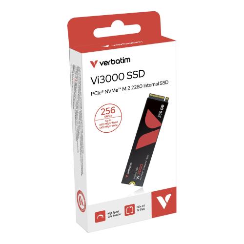 VERBATIM VI3000 256GB M2 2280 PCIE GEN3X4