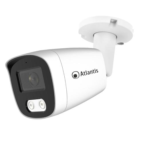 VIDEOCAMERA ATLANTIS ULTRAPLEX A11-U810A-BP IP POE BULLET 8MPX 3872X2180 20FPS H.264/265 1/2.7" CMOS 2X IR ARRAY LED 15MOUTDOOR