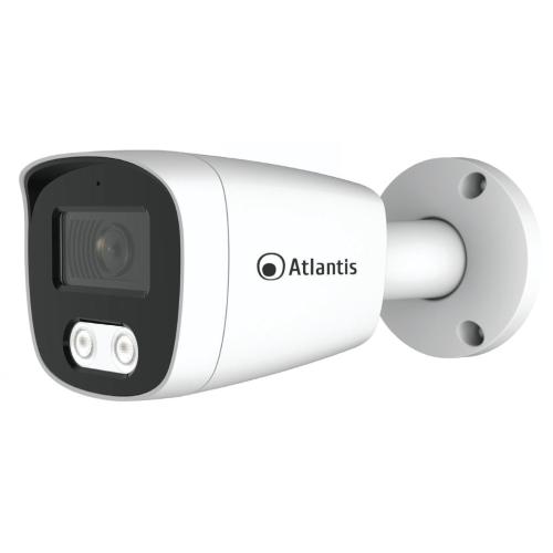 VIDEOCAMERA ATLANTIS ULTRAPLEX A11-U827S-BP IP POE BULLET 8MPX 3840X2160 25FPS H.264/265 1/2.8" CMOS IR 2 LED 15M