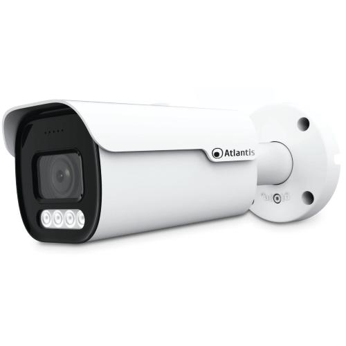 VIDEOCAMERA ATLANTIS ULTRAPLEX A11-U827S-BPVM IP POE BULLET MOTORIZZ 8MPX 3840X2160 25FPSH.264/265 1/2.8"CMOS 4XIR ARRAY LED 30M