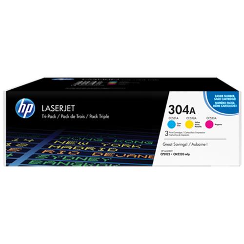 HP INC HP 304A CYM TRI-PACK LASERJET TONE