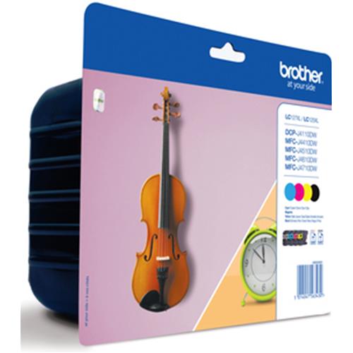 BROTHER KIT 4 CARTUCCE COLORI PER MFC-J4410DW/4510DW DURATA 1200 PAGINE CONFEZIONE SINGOLA BLISTER - LC-127XLVALBP - LC127XLVALBP