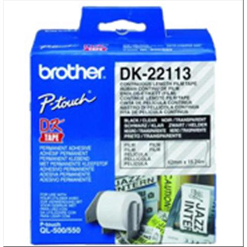 BROTHER NASTRO ADES IN PELL NERO/TRASP 62MM