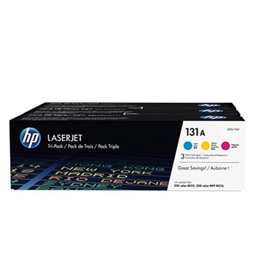 HP INC 131A CYM TRI-PACK TONER (U0SL1AM)