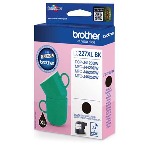 BROTHER CARTUCCIA NERO PER MFC-J4420DW/J4620DW DURATA 1200 PAGINE - LC227XLBK