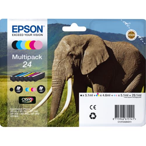 EPSON MULTIPACK 24 6PZ NERO E COLORI