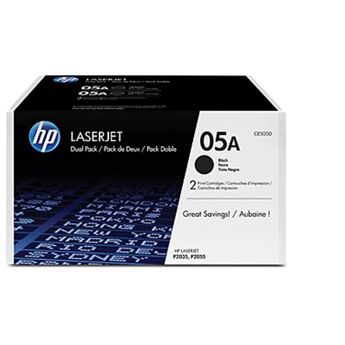 HP INC HP 05A BLACK 2-PACK LASERJET TONER