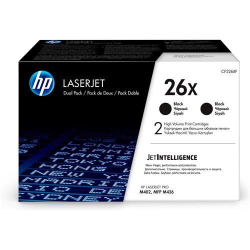 HP INC HP 26X 2PACK HIGH YIELD BLACK TONER