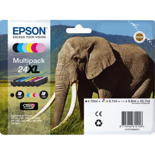 EPSON MULTIPACK 24XL 6PZ NERO E COLORI